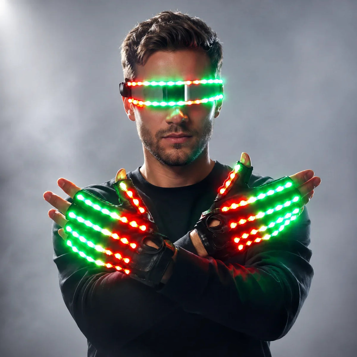 Lichtwelle | LED Gear Set mit Fernbedienung für atemberaubende Lichteffekte | Perfekt für Partys und Auftritte 8