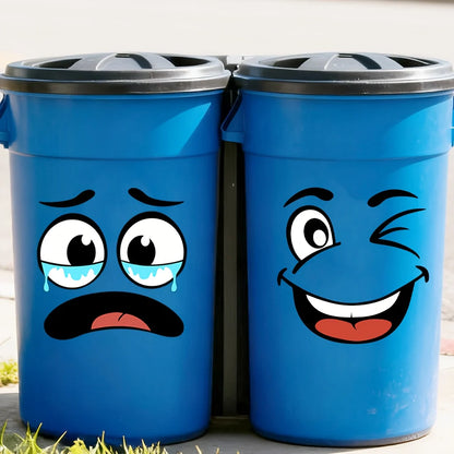 Lustige Gesichtsaufkleber | Cartoon Sticker Set für Kreative Gestaltung | Ausdrucksstarke Designs für Jeden Raum 4
