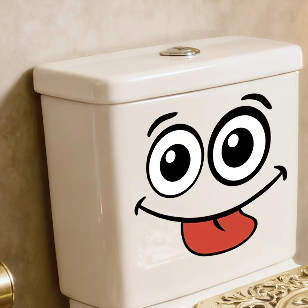 Lustige Gesichtsaufkleber | Cartoon Sticker Set für Kreative Gestaltung | Ausdrucksstarke Designs für Jeden Raum 5