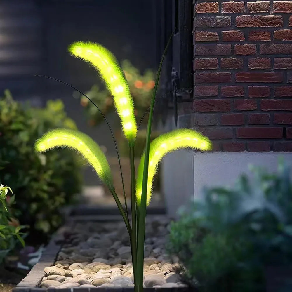 Magische Solar-Fuchsschwanzleuchten | Solarbetriebene Gartenbeleuchtung für Stimmungsvolles Licht 2