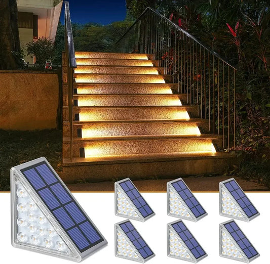 Moderne Solar-Keilleuchten mit Warmweißem Licht für Sicherheit und Stil im Außenbereich 2