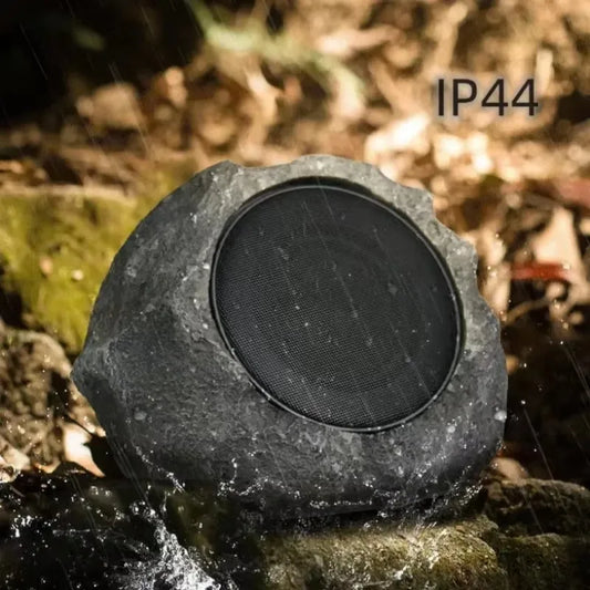 Naturstein Bluetooth-Lautsprecher | Kabelloser Sound mit Solarladung | Wasserdicht für Outdoor-Entertainment 1