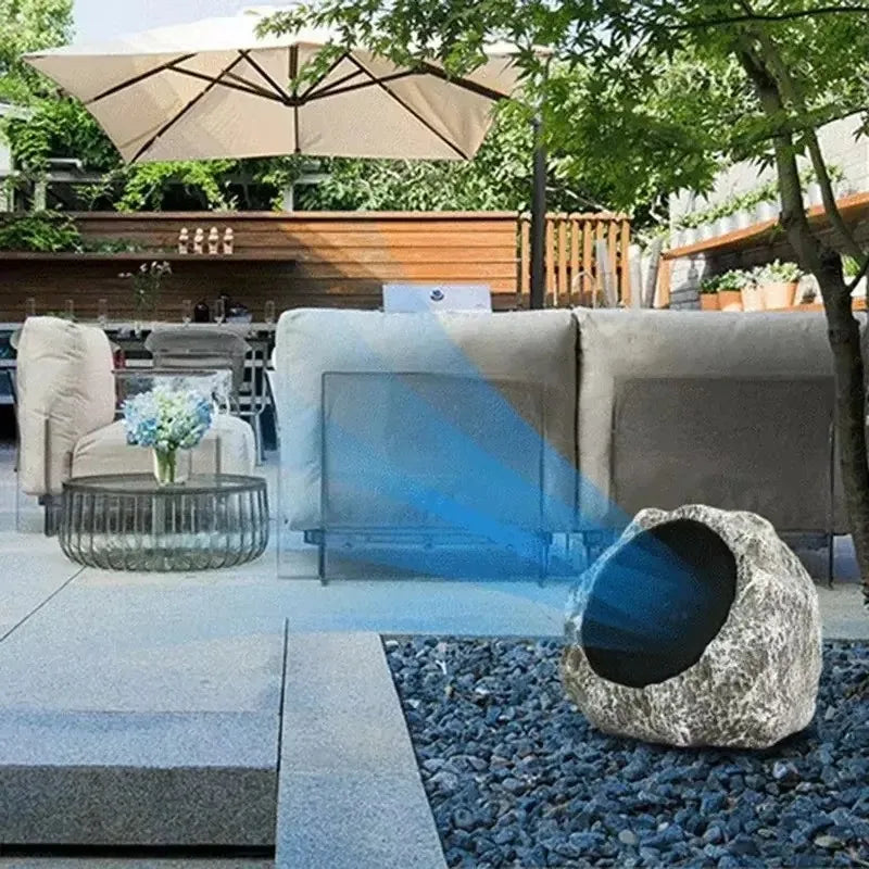 Naturstein Bluetooth-Lautsprecher | Kabelloser Sound mit Solarladung | Wasserdicht für Outdoor-Entertainment 7