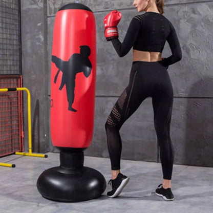 PowerStrike | Freistehender Boxsack mit aufblasbarem Design für Kraft und Ausdauer 3