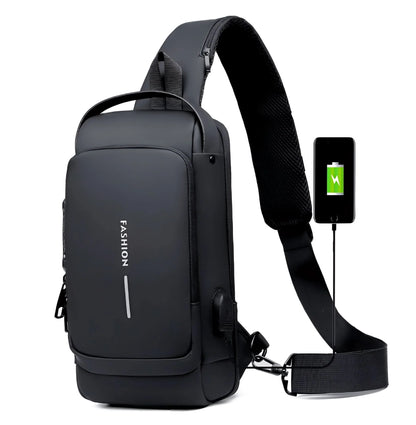 Reise-Rucksack | Wasserdichter Tablet-Rucksack mit USB-Anschluss | Sicherer Diebstahlschutz für Komfort und Organisation 0