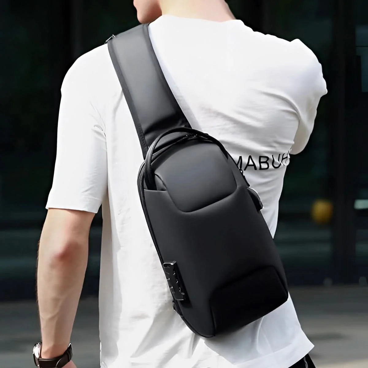 Reise-Rucksack | Wasserdichter Tablet-Rucksack mit USB-Anschluss | Sicherer Diebstahlschutz für Komfort und Organisation 1