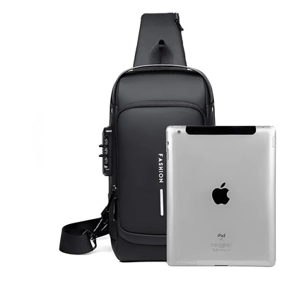 Reise-Rucksack | Wasserdichter Tablet-Rucksack mit USB-Anschluss | Sicherer Diebstahlschutz für Komfort und Organisation 3