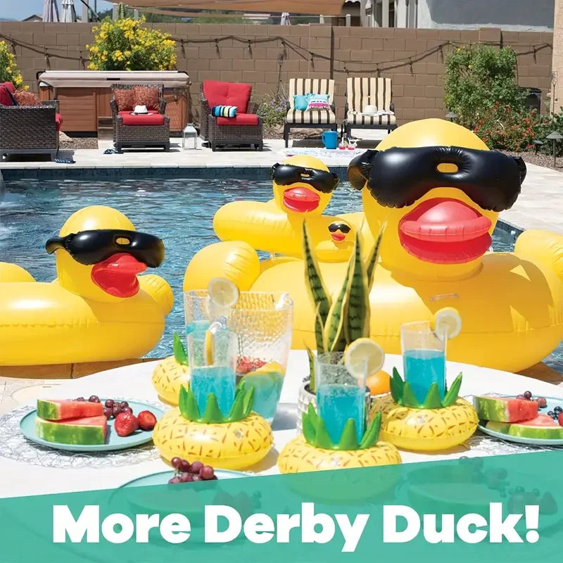 Riesige Enten-Pool-Luftmatratze mit Liegestuhl-Design für ultimativen Sommer-Spaß 5