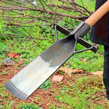 Robuster Gartenspaten | Stahlspaten mit Verstärkter Klinge für Effizientes Graben 1