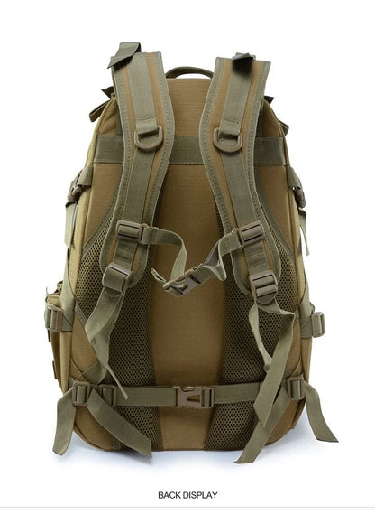 Rugged Adventure | Militärischer Taktikrucksack mit Wasserschutz | Vielseitig für Outdoor-Aktivitäten und Komfort 3