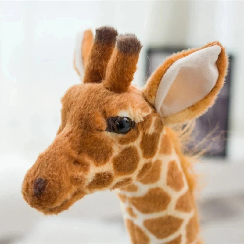 Safari-Giraffe | Plüsch Stofftier mit Lebensechten Details | Kuscheliger Begleiter für Abenteuer im Kinderzimmer 2
