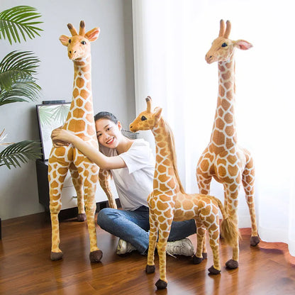 Safari-Giraffe | Plüsch Stofftier mit Lebensechten Details | Kuscheliger Begleiter für Abenteuer im Kinderzimmer 3