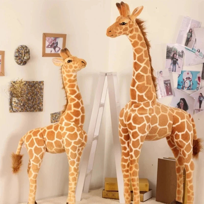 Safari-Giraffe | Plüsch Stofftier mit Lebensechten Details | Kuscheliger Begleiter für Abenteuer im Kinderzimmer 5