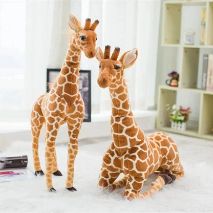 Safari-Giraffe | Plüsch Stofftier mit Lebensechten Details | Kuscheliger Begleiter für Abenteuer im Kinderzimmer 7