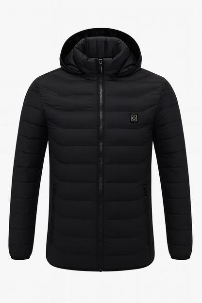 Beheizbare Pufferjacke mit 3 Heizzonen – USB Wärmejacke für Damen & Herren