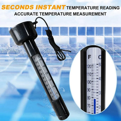 Schwimmendes Poolthermometer | Gut Ablesbare Temperaturanzeige für Pools und Whirlpools 3