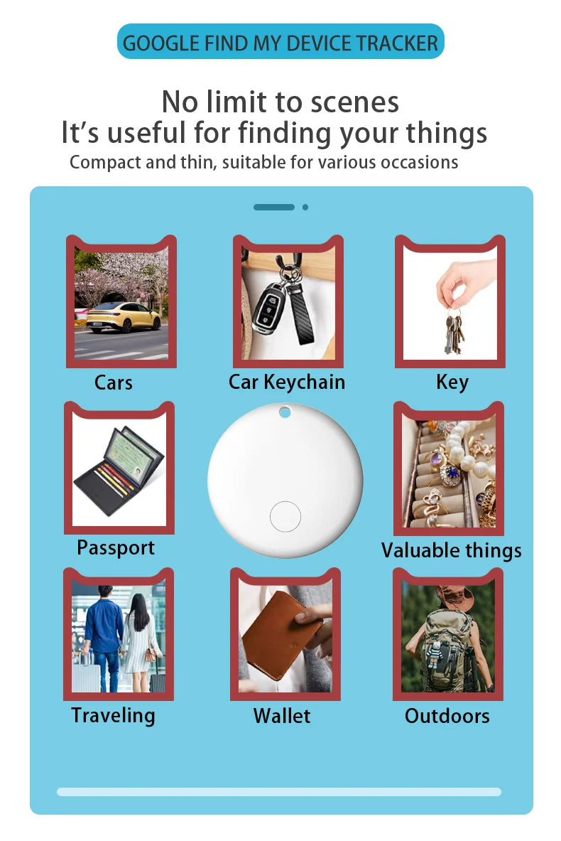 Smart Tracker | Android Bluetooth-Tracker mit Akustischer Benachrichtigung | Kompakter Gegenstandstracker für Einfache Suche 6