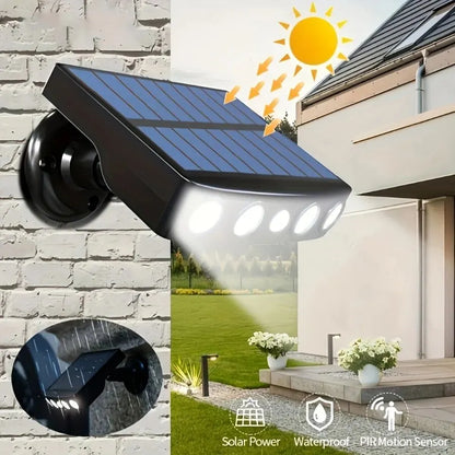 Solar-Sicherheitsleuchte | Bewegungsmelder mit 3 Beleuchtungsmodi | Wasserdichtes Design für mehr Sicherheit im Außenbereich 1