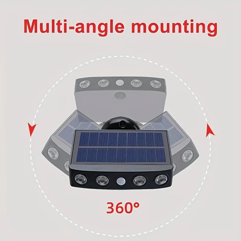 Solar-Sicherheitsleuchte | Bewegungsmelder mit 3 Beleuchtungsmodi | Wasserdichtes Design für mehr Sicherheit im Außenbereich 5