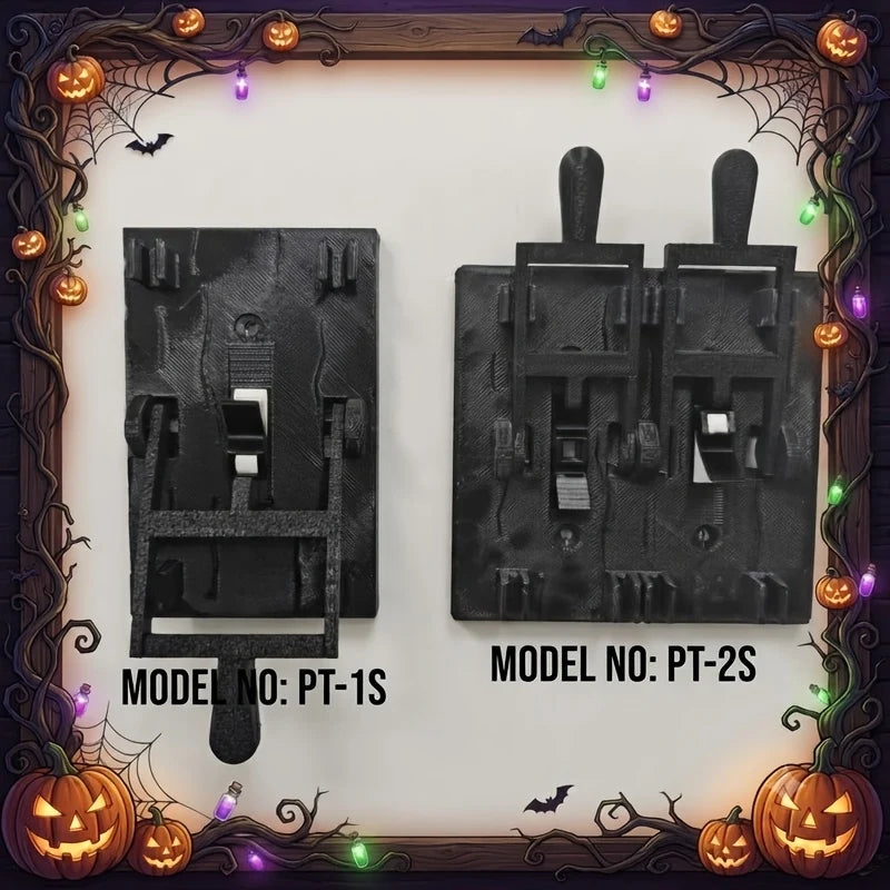 Spooky Light Switch Cover | Retro Horror Design mit Strukturierter Oberfläche | Perfekt für Halloween-Dekoration 3