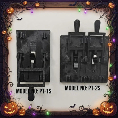 Spooky Light Switch Cover | Retro Horror Design mit Strukturierter Oberfläche | Perfekt für Halloween-Dekoration 3