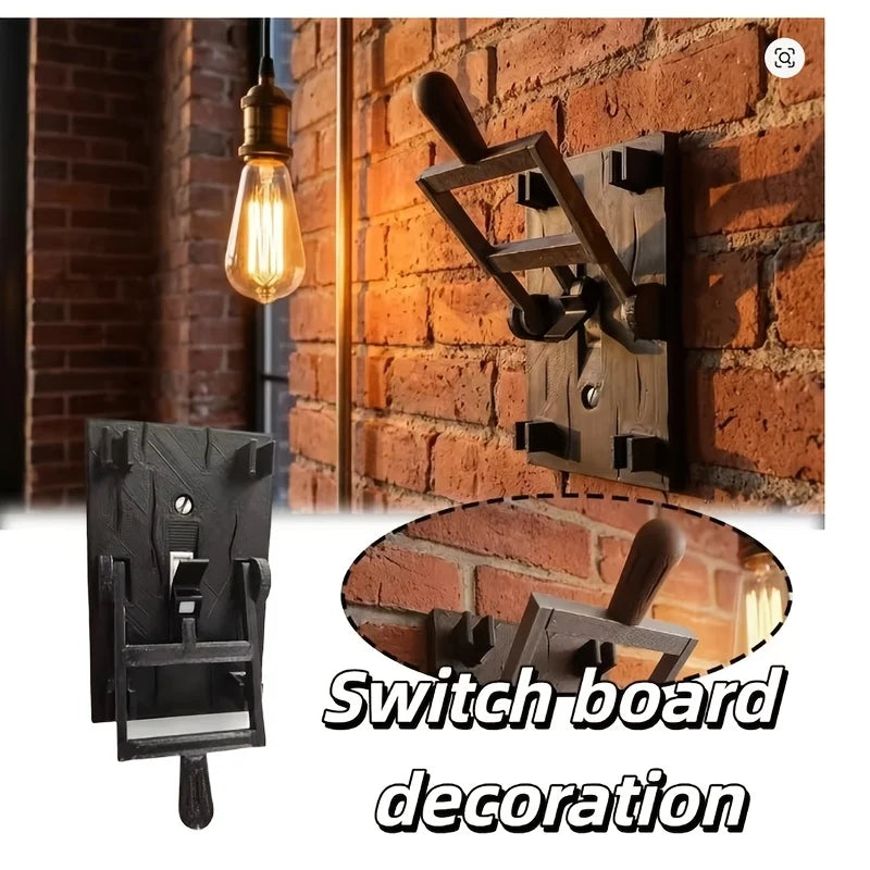 Spooky Light Switch Cover | Retro Horror Design mit Strukturierter Oberfläche | Perfekt für Halloween-Dekoration 5