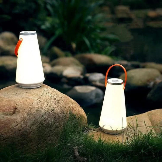 Tragbare Campinglaterne | Wiederaufladbare 360° LED-Beleuchtung für Innen- und Außenbereich 0