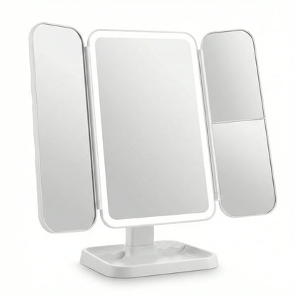 TriLuxe Glow | LED Schminkspiegel mit Studioqualität Beleuchtung | Perfekte Lichtverhältnisse für makelloses Make-up 0