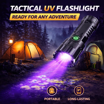 UV-Inspektionslampe | Tragbare Taschenlampe mit USB-Aufladung für präzise Fleckensuche 2