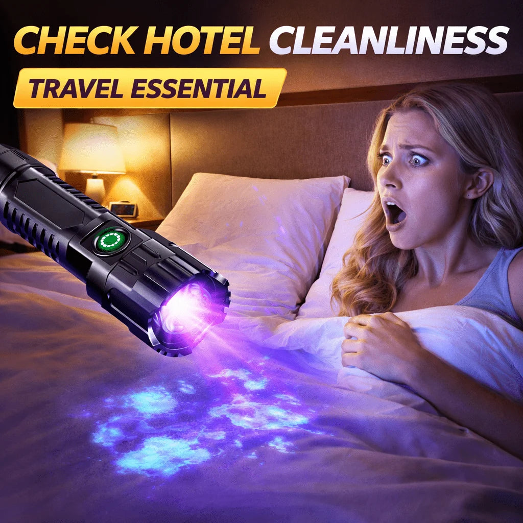 UV-Inspektionslampe | Tragbare Taschenlampe mit USB-Aufladung für präzise Fleckensuche 4