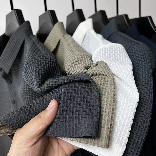 Valor | Herren Polohemd mit Struktur und Atmungsaktivem Material | Vielseitig Kombinierbar für Elegante Anlässe 3