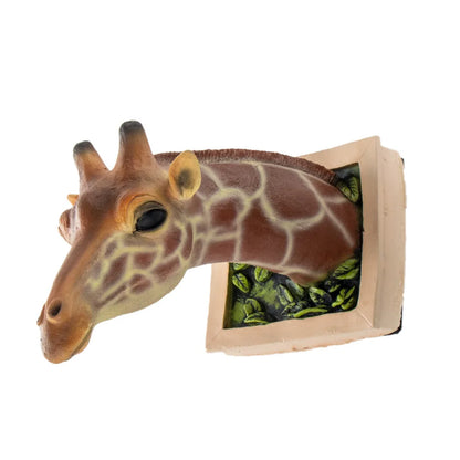 Wandskulptur | 3D-Giraffe mit Lebensechten Details | Einzigartige Wanddekoration für Safari-Flair 6