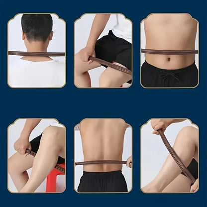 Wellness | Gebogener Rückenmassagestab mit Beidseitigem Griff | Individuelle Entspannung für Zuhause 2
