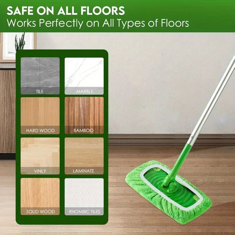 Wiederverwendbare Bodenwischpads | Saugfähige Mikrofasern für gründliche Reinigung | Ideal für alle Hartböden 6