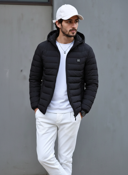 Beheizbare Pufferjacke mit 3 Heizzonen – USB Wärmejacke für Damen & Herren