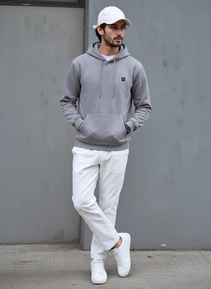 Beheizbarer Pullover mit 3 Heizstufen – USB-Wärmehoodie für Damen & Herren